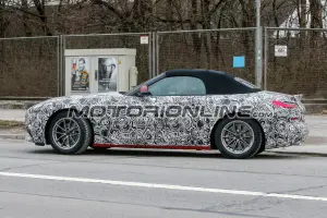 BMW Z4 MY 2019 foto spia 15 gennaio 2018