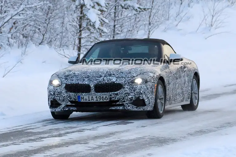 BMW Z4 MY 2019 foto spia 23 gennaio 2018 - 1