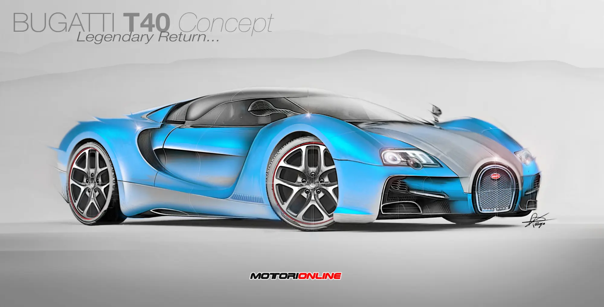 Bugatti Ettore T40 Concept by Daniele Pelligra - 1