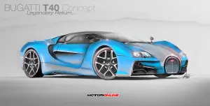 Bugatti Ettore T40 Concept by Daniele Pelligra