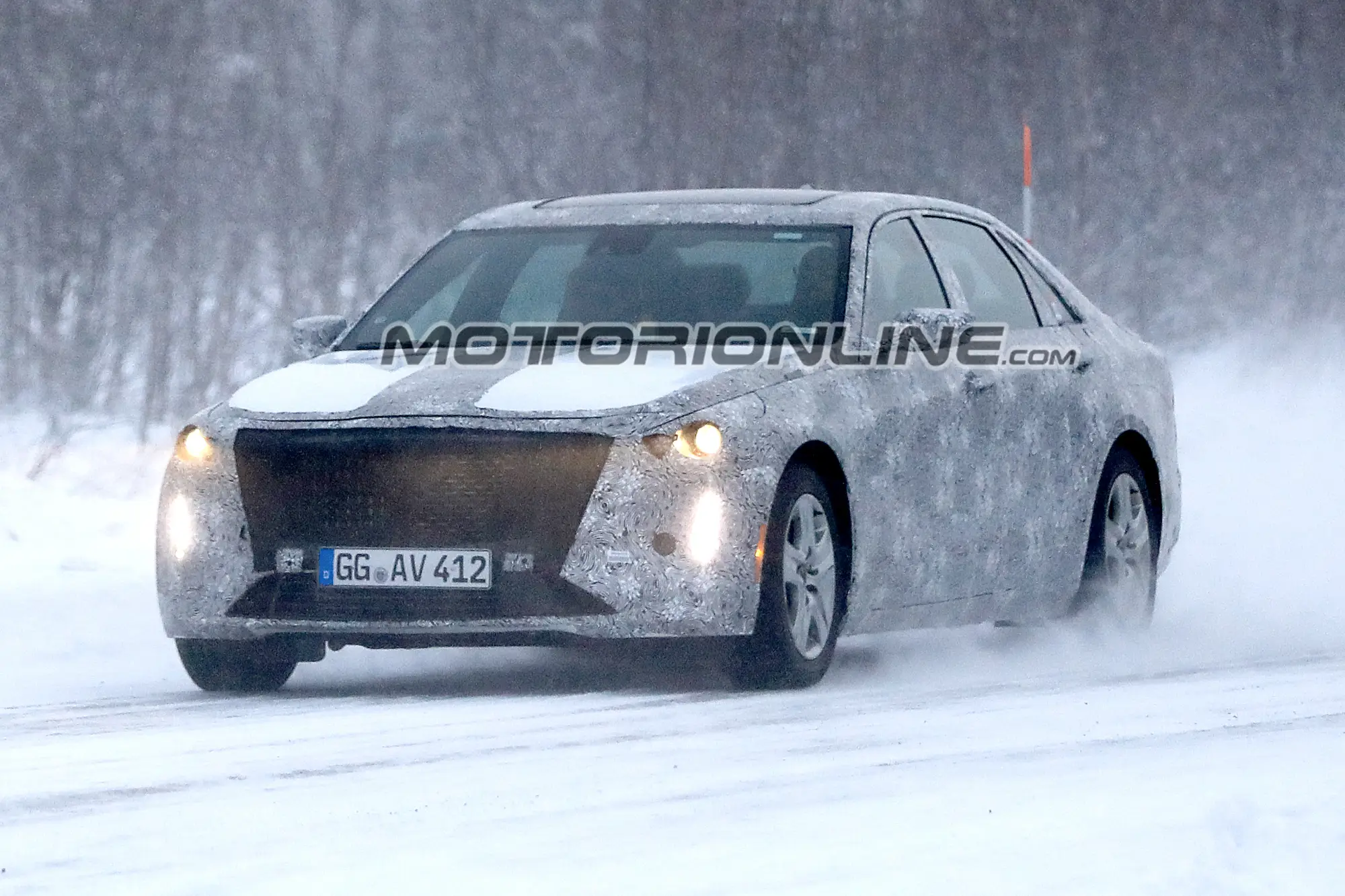 Cadillac CT6 foto spia 23 gennaio 2018 - 1