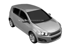 Chevrolet Aveo 2011 - Immagini brevetto - 4