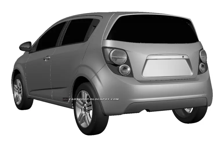 Chevrolet Aveo 2011 - Immagini brevetto - 5