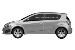 Chevrolet Aveo 2011 - Immagini brevetto