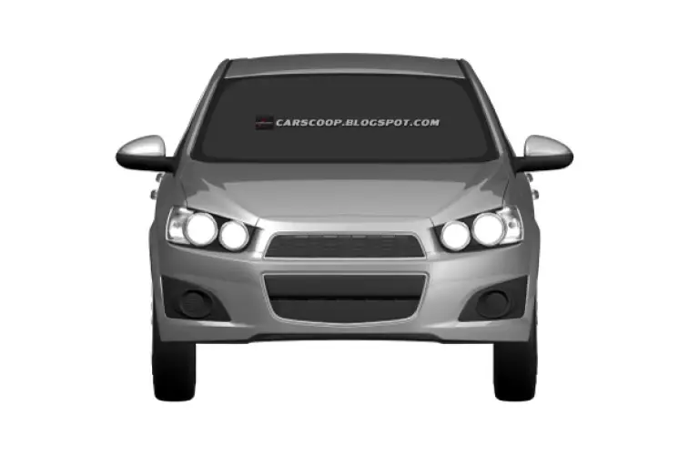 Chevrolet Aveo 2011 - Immagini brevetto - 8