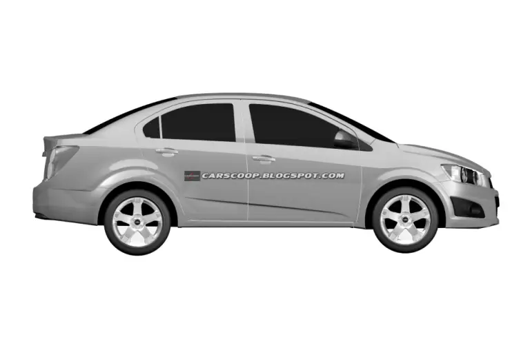 Chevrolet Aveo 2011 - Immagini brevetto - 9