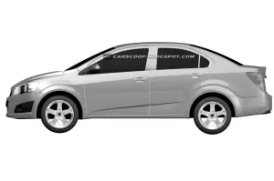 Chevrolet Aveo 2011 - Immagini brevetto