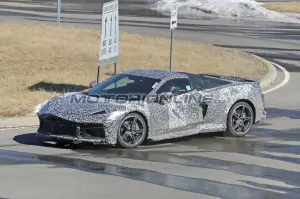 Chevrolet Corvette C8 foto spia 13 marzo 2019