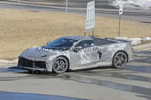 Chevrolet Corvette C8 foto spia 13 marzo 2019