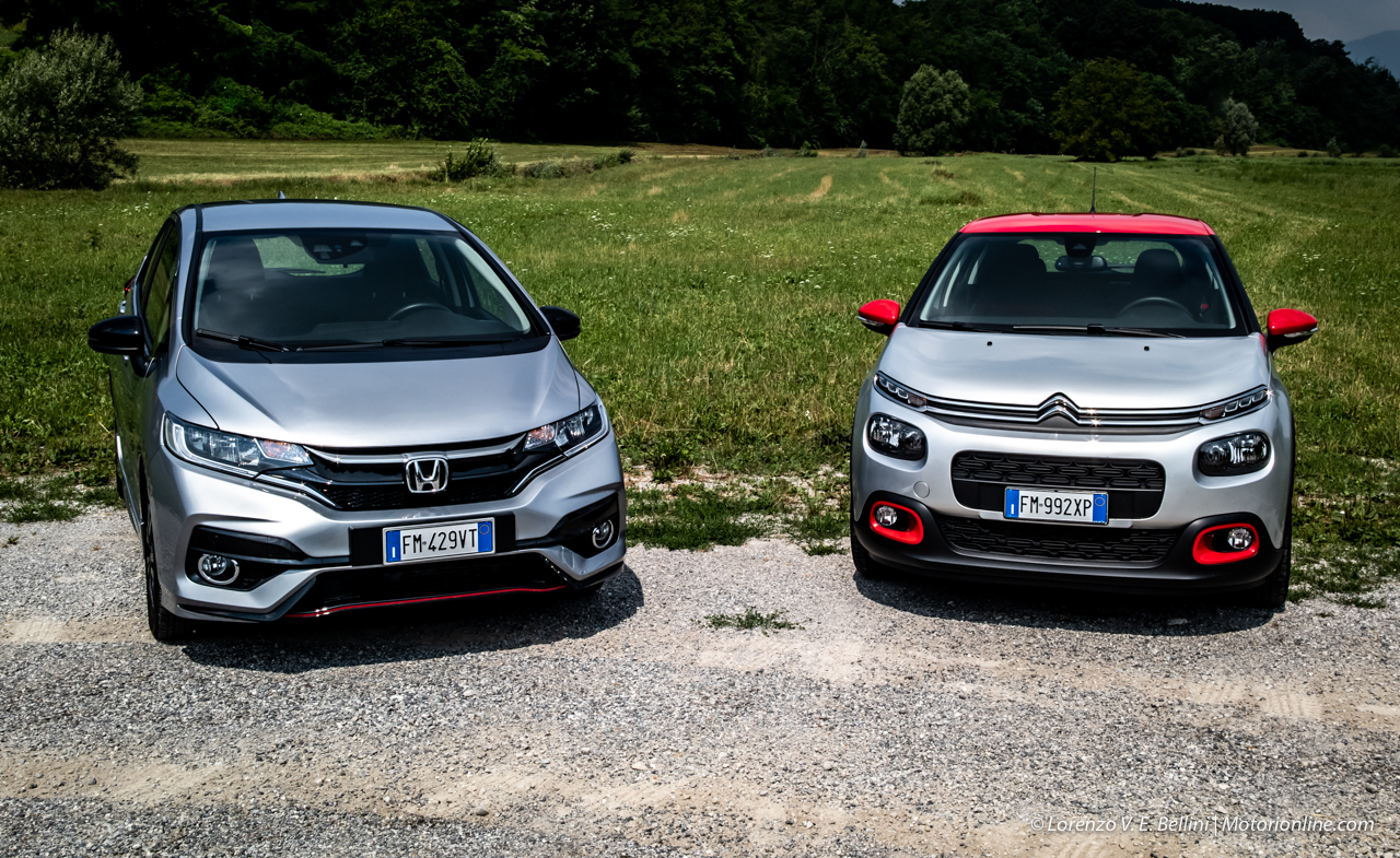 Citroen C3 110 Cv - Il Confronto con Honda Jazz