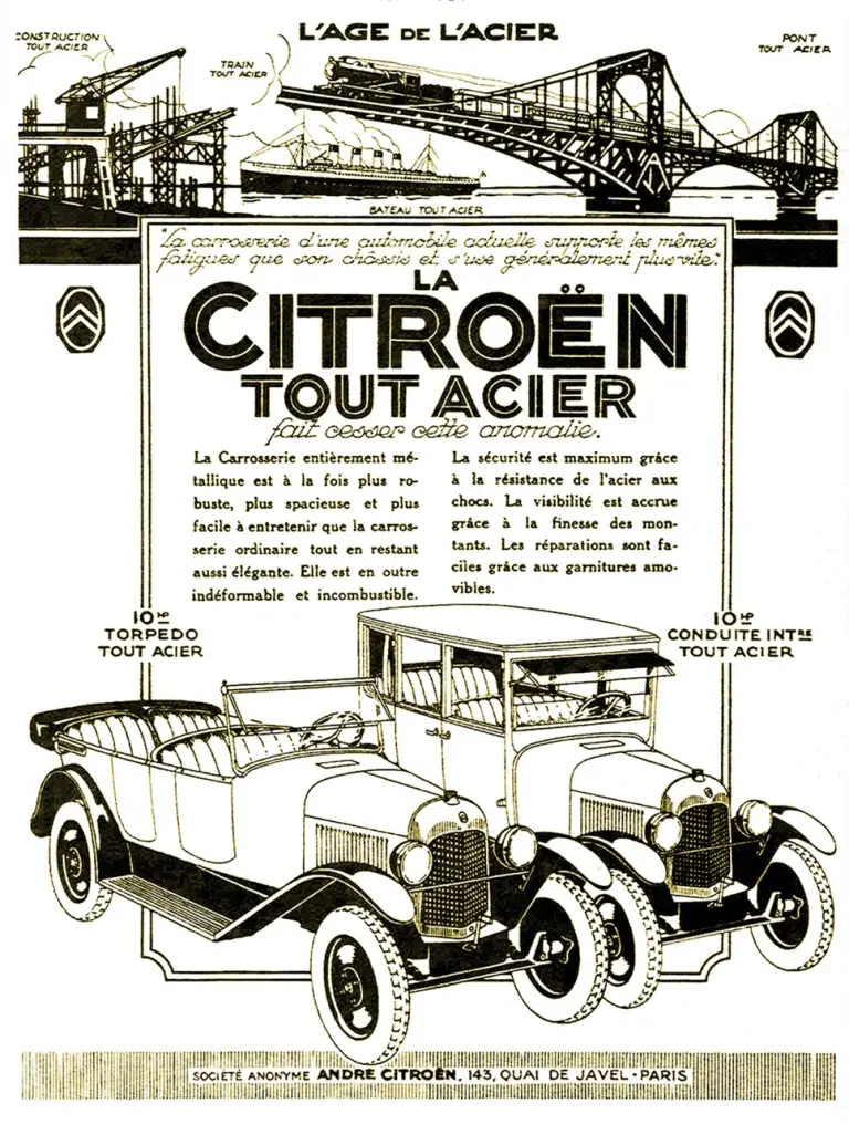 Citroen - Moteur Flottant e Tout Acier - 3