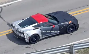 Corvette ZR1 foto spia 3 agosto 2016