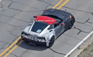 Corvette ZR1 foto spia 3 agosto 2016