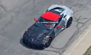 Corvette ZR1 foto spia 3 agosto 2016