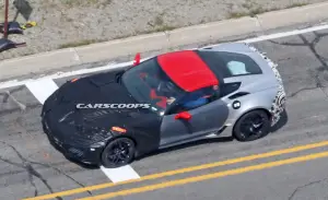 Corvette ZR1 foto spia 3 agosto 2016