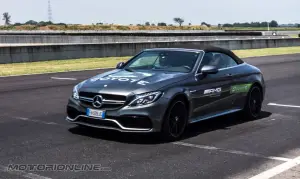 Coyote e Mercedes AMG sul Circuito Tazio Nuvolari