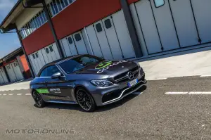 Coyote e Mercedes AMG sul Circuito Tazio Nuvolari