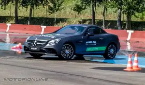 Coyote e Mercedes AMG sul Circuito Tazio Nuvolari