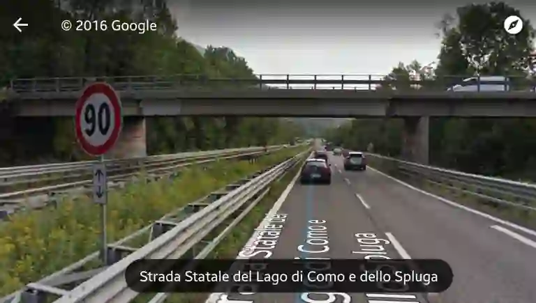 Crollo ponte provincia di Lecco 28 ottobre 2016 Google Street View - 1