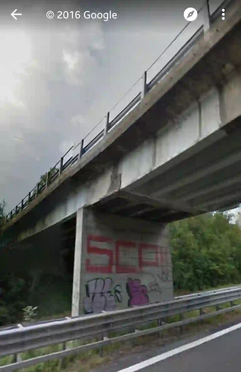 Crollo ponte provincia di Lecco 28 ottobre 2016 Google Street View - 4