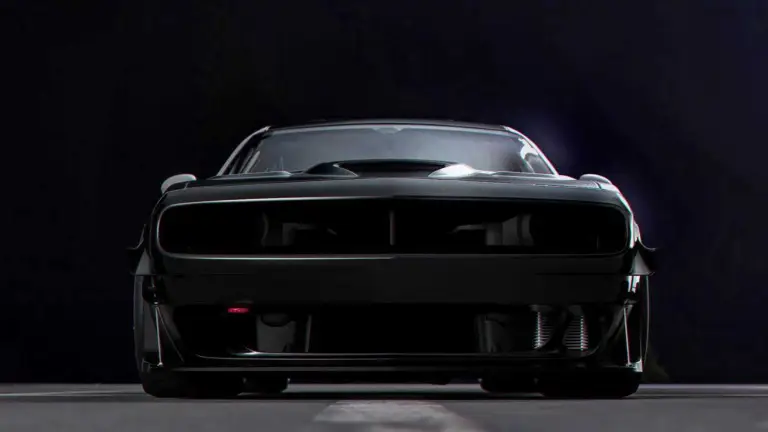 Dodge Challenger Hellcat racing - Rendering - 5