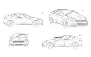 Dodge Dart hatchback bozzetti ufficiali