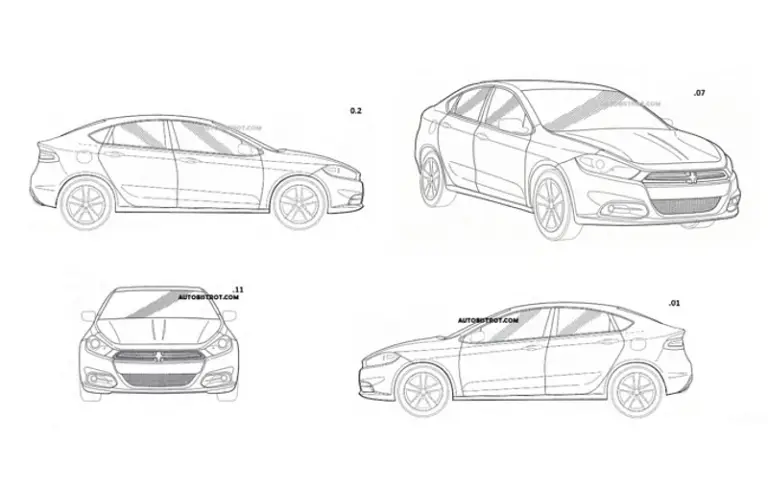 Dodge Dart hatchback bozzetti ufficiali - 1