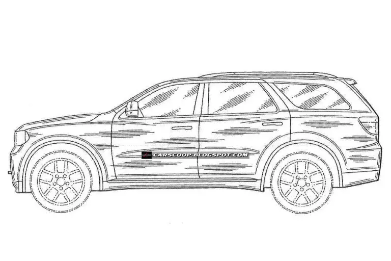 Dodge Durango 2012 - Sketch e rendering - 2