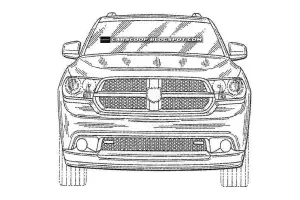 Dodge Durango 2012 - Sketch e rendering