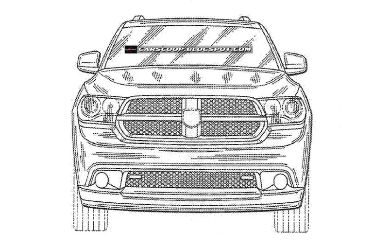 Dodge Durango 2012 - Sketch e rendering - 3