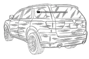 Dodge Durango 2012 - Sketch e rendering - 4