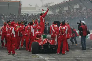 Esibizione Ferrari F1 al Motor Show di Bologna 2011