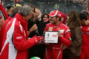 Esibizione Ferrari F1 al Motor Show di Bologna 2011