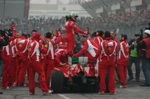 Esibizione Ferrari F1 al Motor Show di Bologna 2011