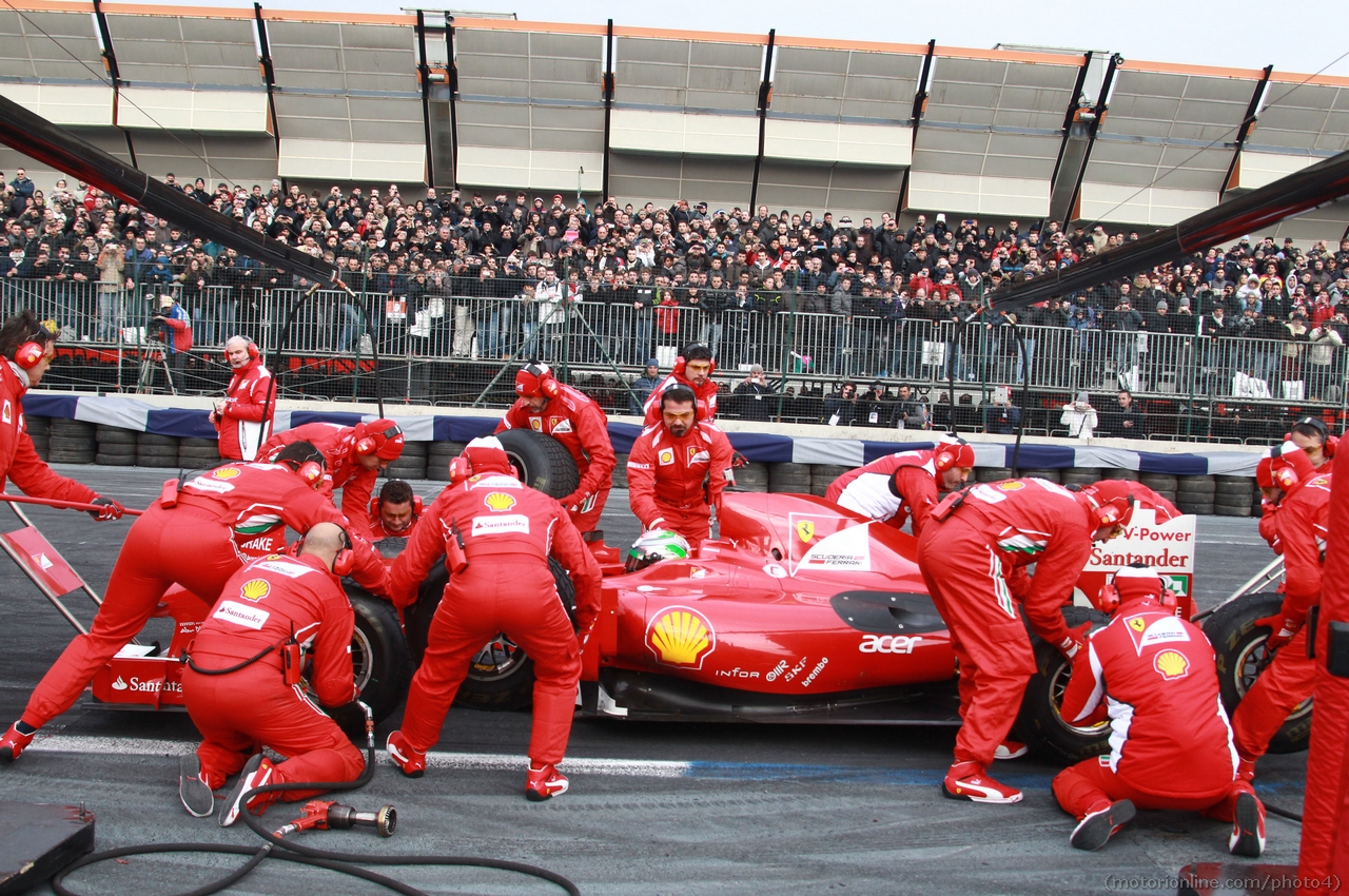 Esibizione Ferrari - Motor Show di Bologna 2012