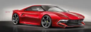 Ferrari 288 GTO rivista nel presente - rendering