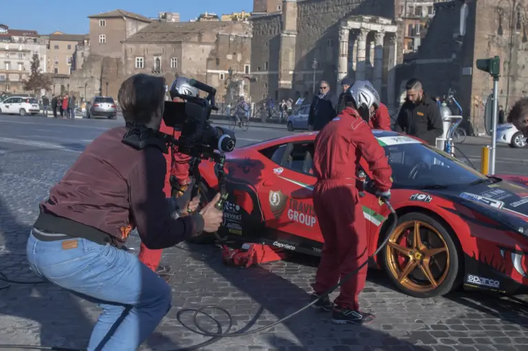 Ferrari 458 Italia e Fabio Barone - pit-stop per Amatrice - 3