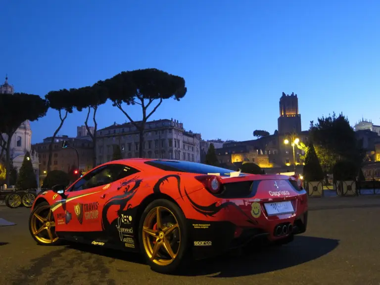 Ferrari 458 Italia e Fabio Barone - pit-stop per Amatrice - 10