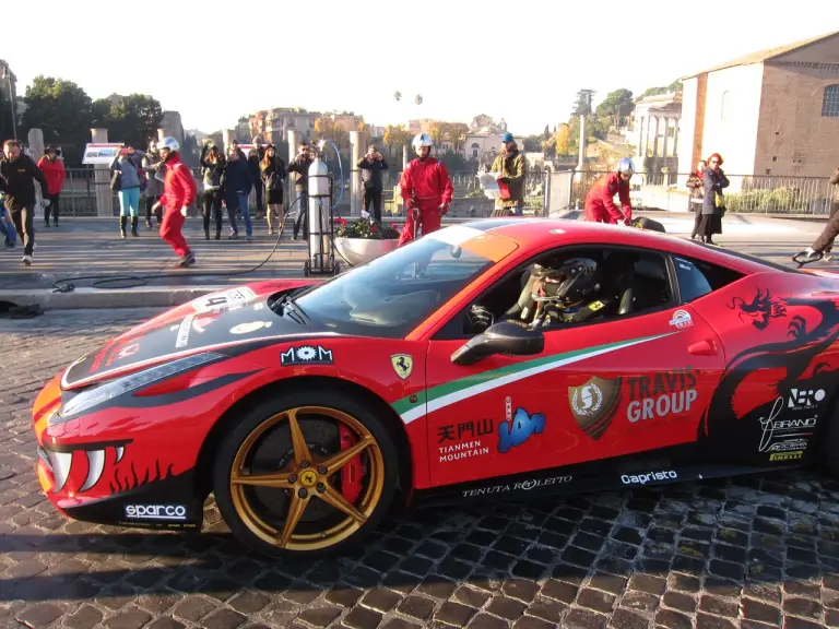 Ferrari 458 Italia e Fabio Barone - pit-stop per Amatrice - 15