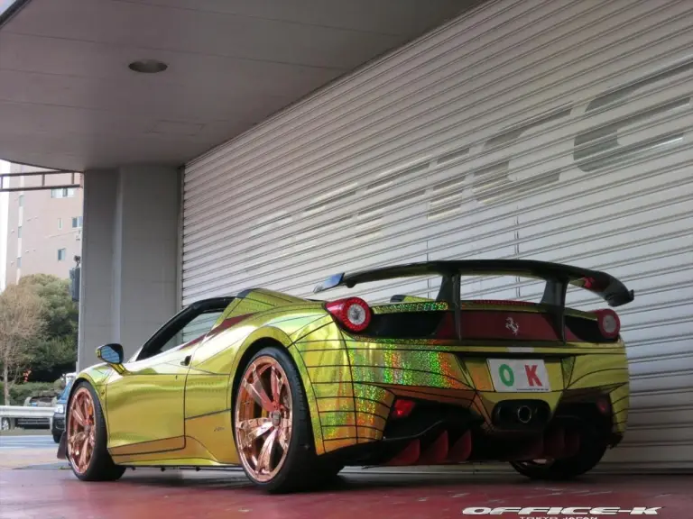 Ferrari 458 Spider Golden Shark by Office-K - 5