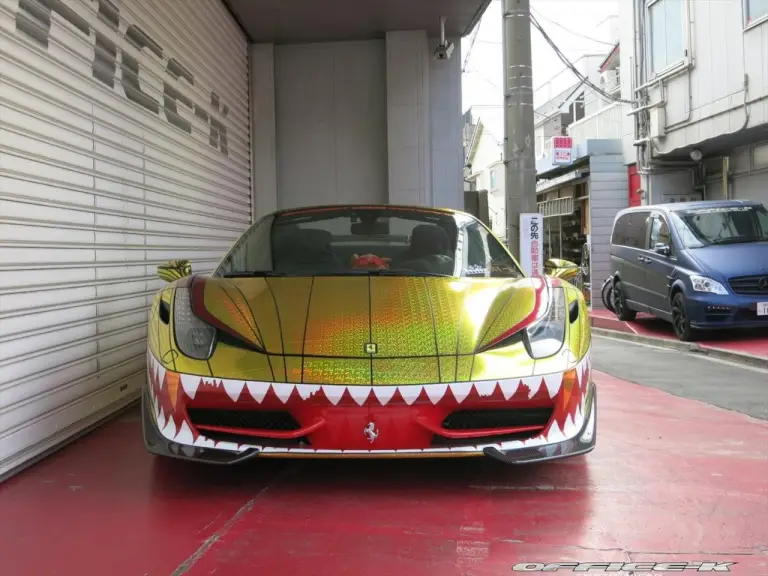 Ferrari 458 Spider Golden Shark by Office-K - 6
