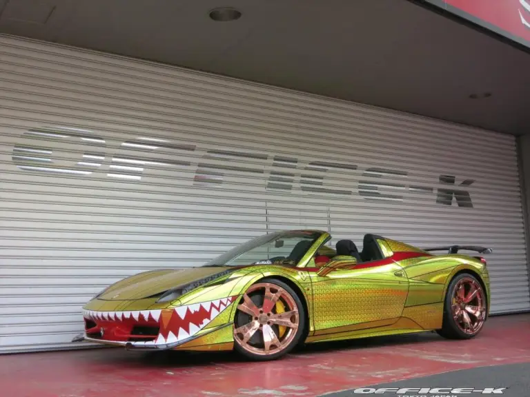 Ferrari 458 Spider Golden Shark by Office-K - 10