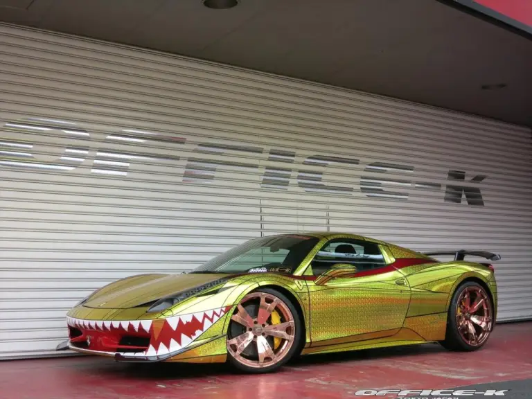 Ferrari 458 Spider Golden Shark by Office-K - 12