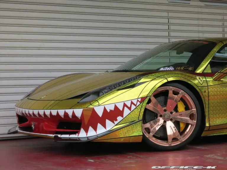 Ferrari 458 Spider Golden Shark by Office-K - 13
