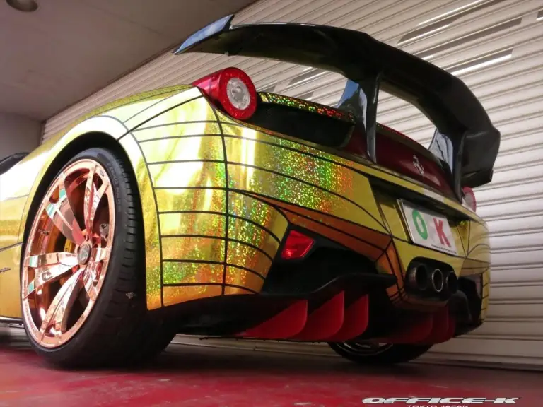 Ferrari 458 Spider Golden Shark by Office-K - 14