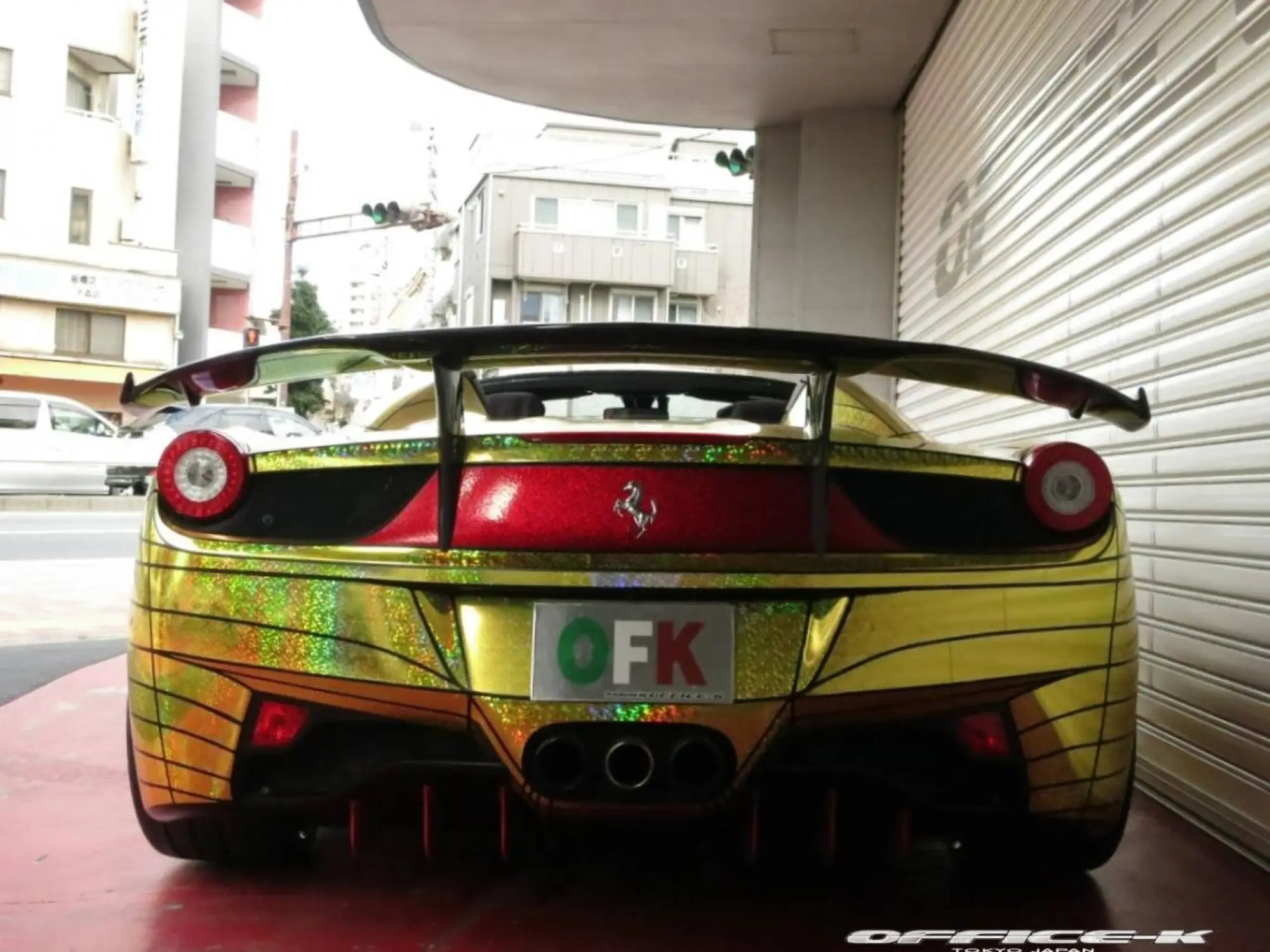 Ferrari 458 Spider Golden Shark by Office-K - 15