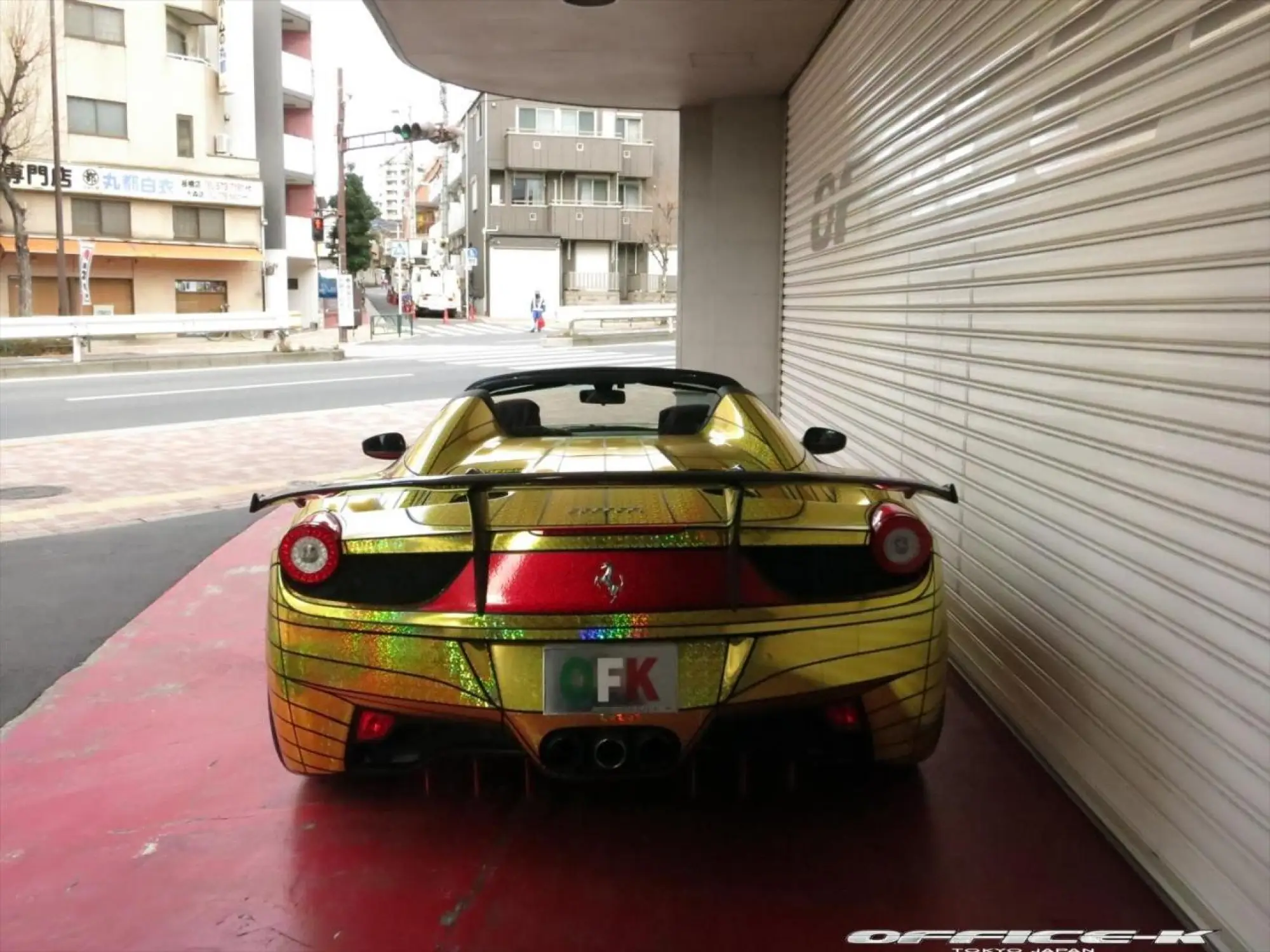 Ferrari 458 Spider Golden Shark by Office-K - 17