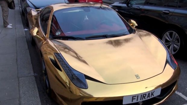 Ferrari 458 Spider Oro