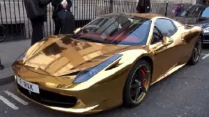 Ferrari 458 Spider Oro