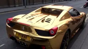 Ferrari 458 Spider Oro